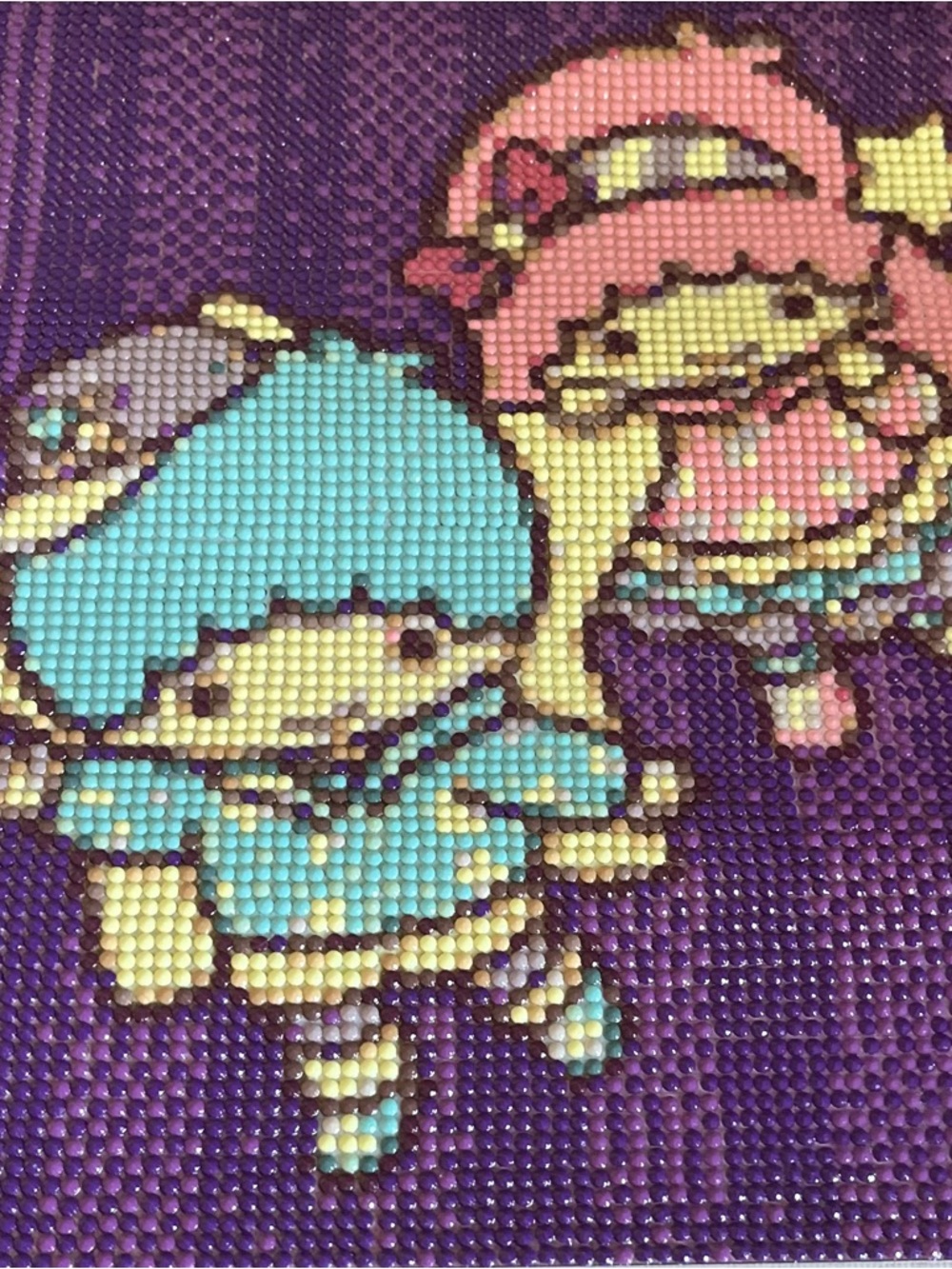 #16 Cute Twin Star Diamond Painting - Stars & Pastels